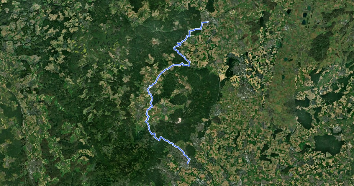 Маршрут Taunusklub Route 079 на спутниковом снимке