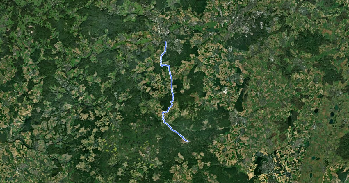 Маршрут Taunusklub Route 090 на спутниковом снимке