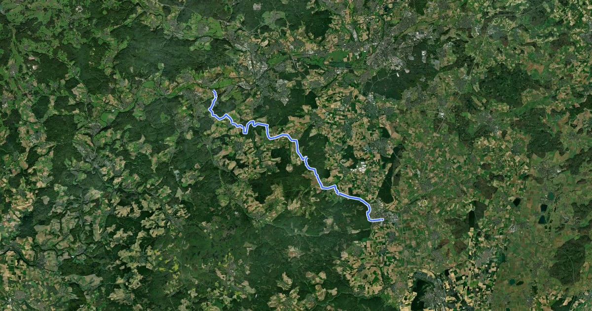 Маршрут Taunusklub Route 091 на спутниковом снимке