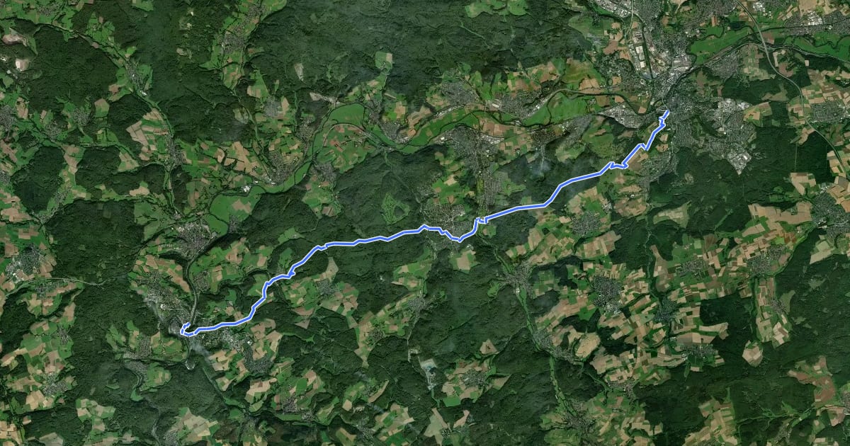 Маршрут Taunusklub Route 092 на спутниковом снимке