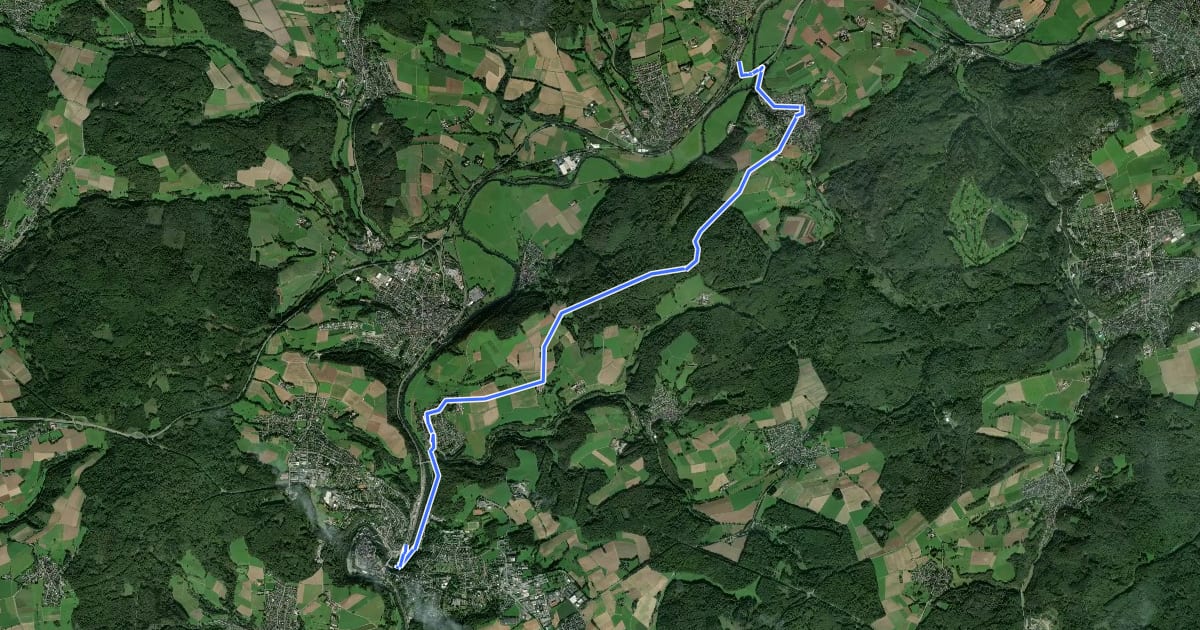 Маршрут Taunusklub Route 093 на спутниковом снимке
