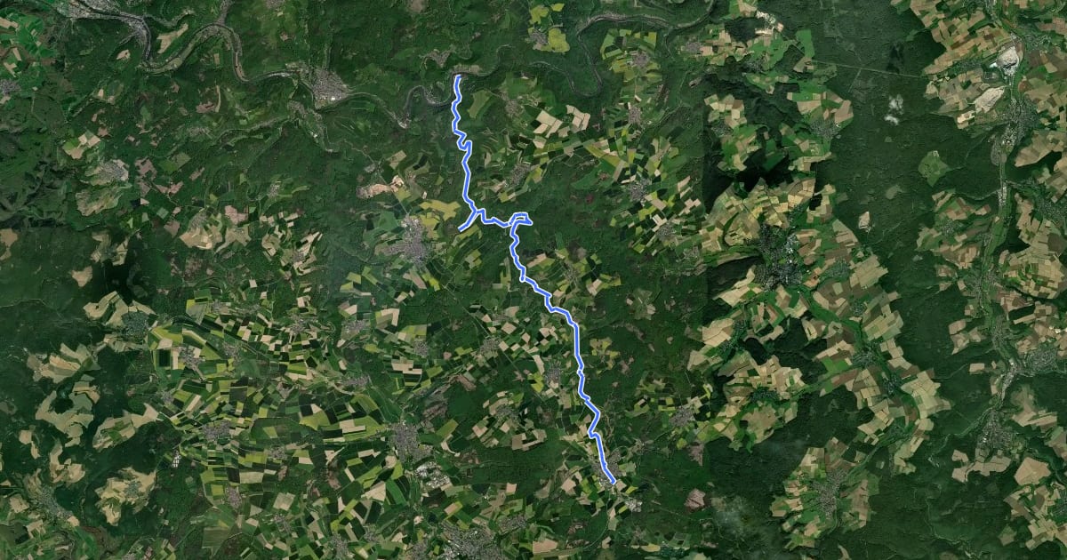 Маршрут Taunusklub Route 107 на спутниковом снимке