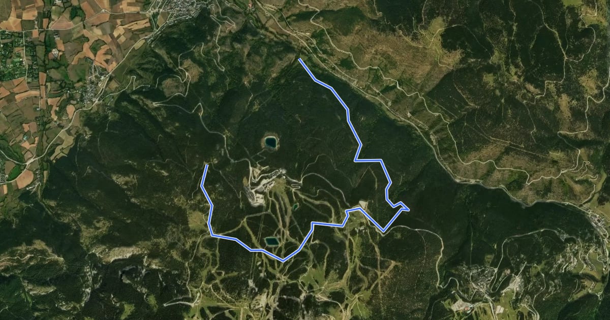 Маршрут TC094 Alp Bosc de Masella Pleta de Das на спутниковом снимке