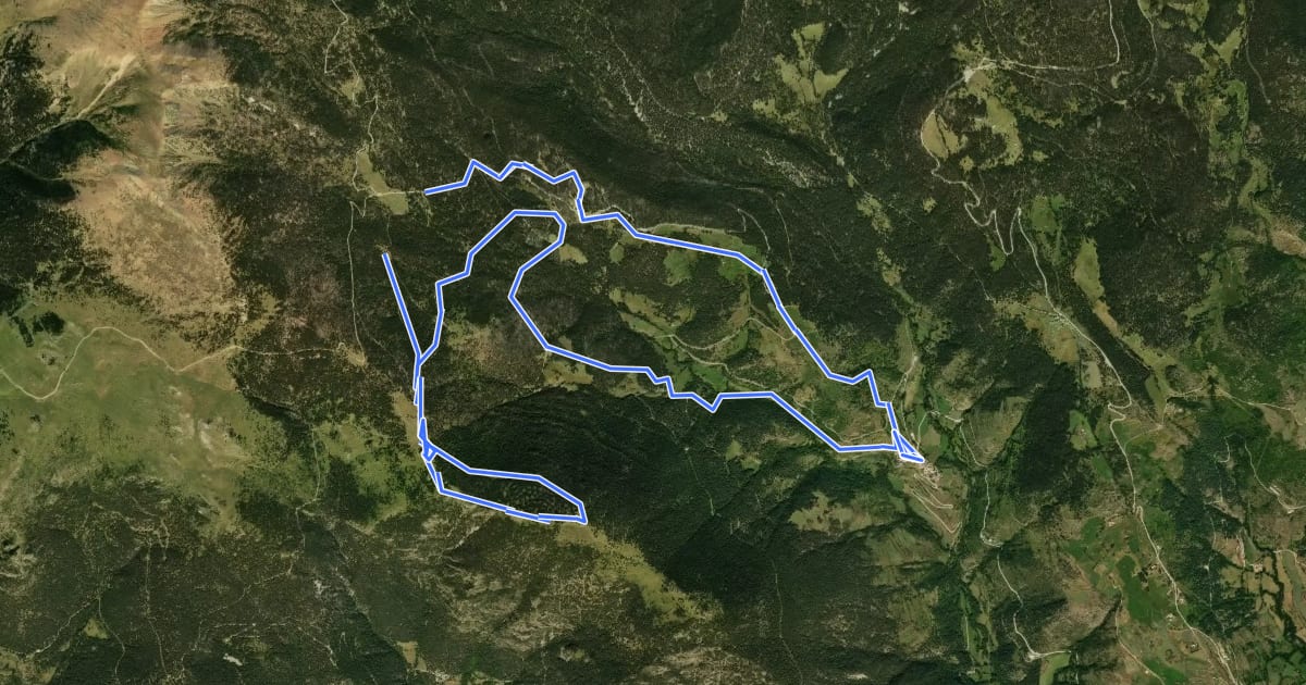 Маршрут TC261 Aransa Mirador del Pla de la Llet на спутниковом снимке