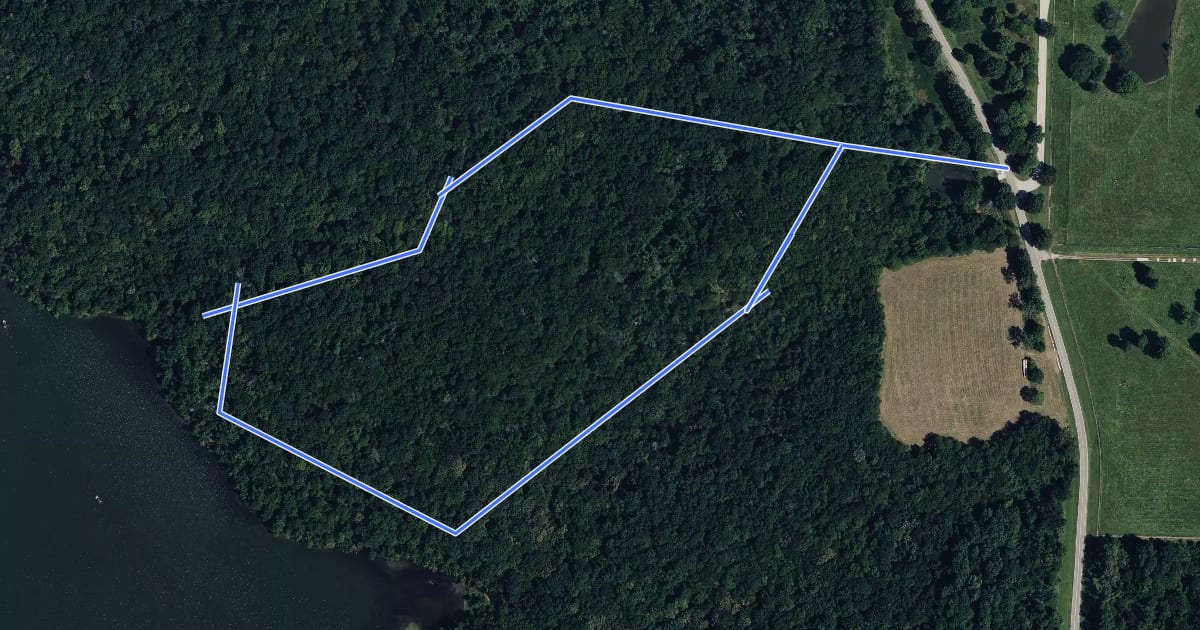 Маршрут Tcha-To-Ga Nature Trail на спутниковом снимке