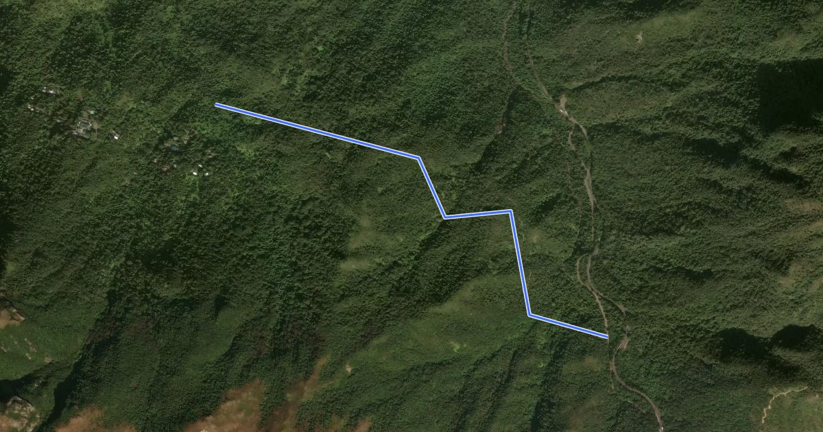 Маршрут 地塘仔郊遊徑 Tei Tong Tsai Country Trail на спутниковом снимке
