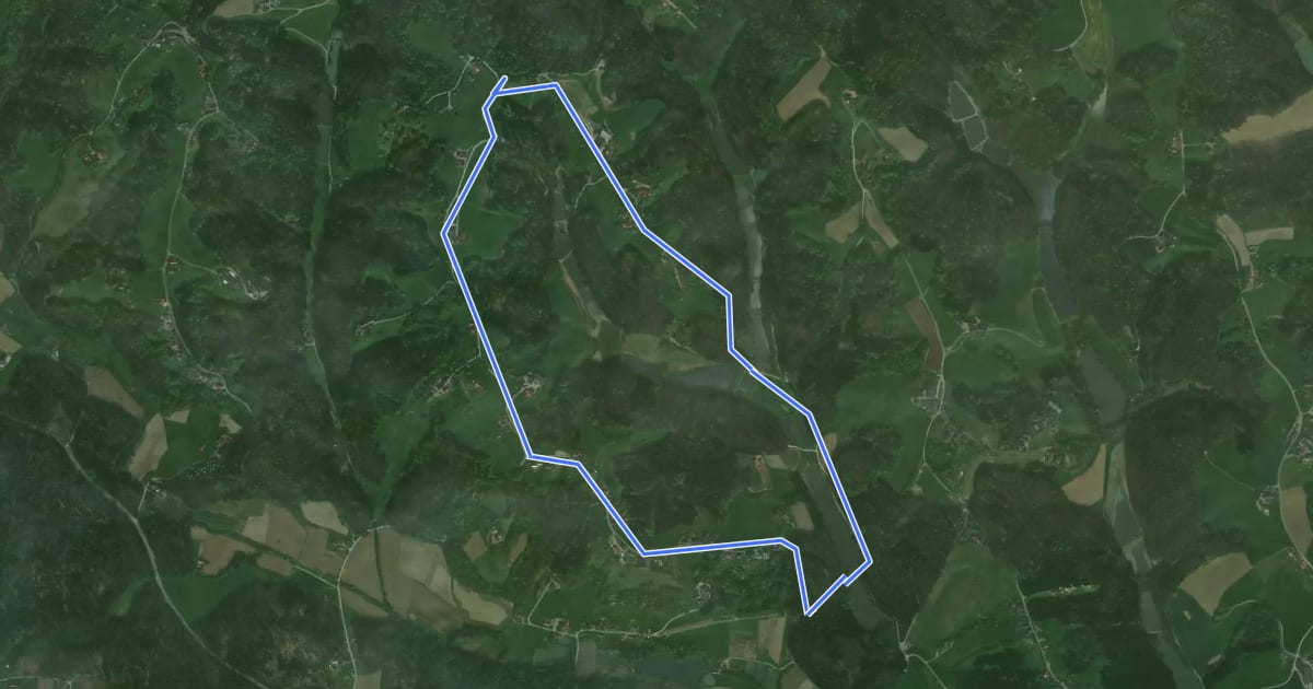 Маршрут Teichweg im Sulmtal на спутниковом снимке