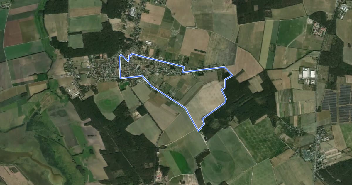 Маршрут Telegraphenrundweg на спутниковом снимке