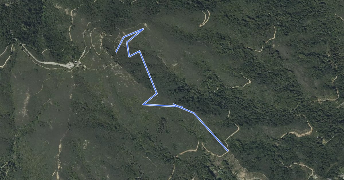 Маршрут Temelpa Trail на спутниковом снимке