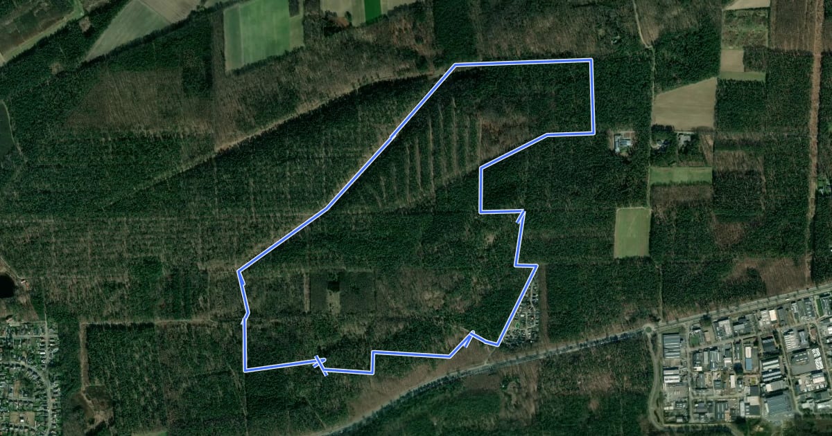 Маршрут Terhills Dilserbos Blauw на спутниковом снимке