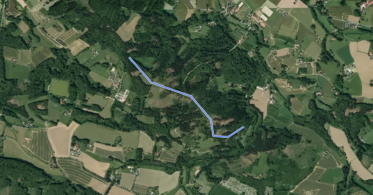 Маршрут TERRA.track "Borgberg" VARIANTE "Kammweg" на спутниковом снимке