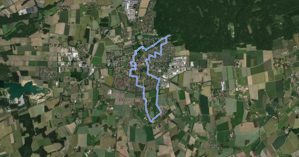 Маршрут TERRA.track GenussKulTour на спутниковом снимке