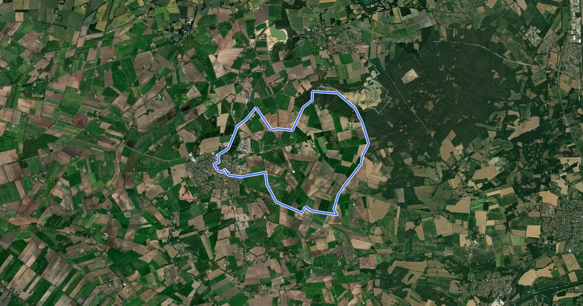 Маршрут TERRA.track "Neuenkirchen-Lünort" на спутниковом снимке