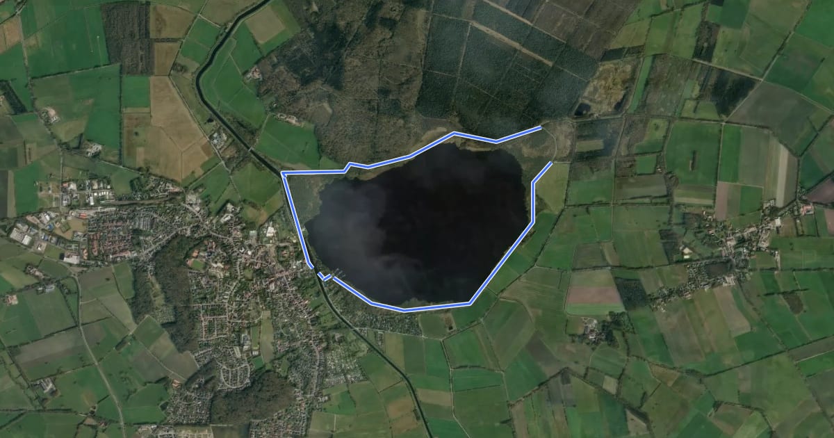 Маршрут Terrain Kurweg Seerundweg на спутниковом снимке