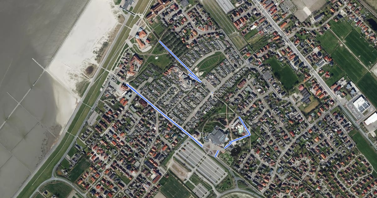 Маршрут Terrainkurweg "NN 1 Kurparkrunde" на спутниковом снимке