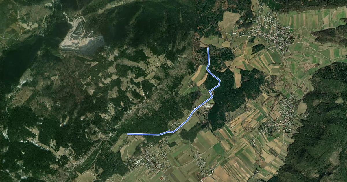 Маршрут Teufelsgratparkplatz - Loderhof (Kapelle) - Einhornhöhle на спутниковом снимке