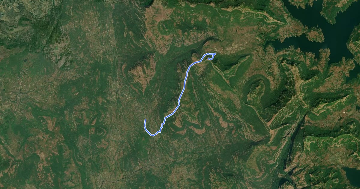 Маршрут Thakurwadi to Ghangad на спутниковом снимке