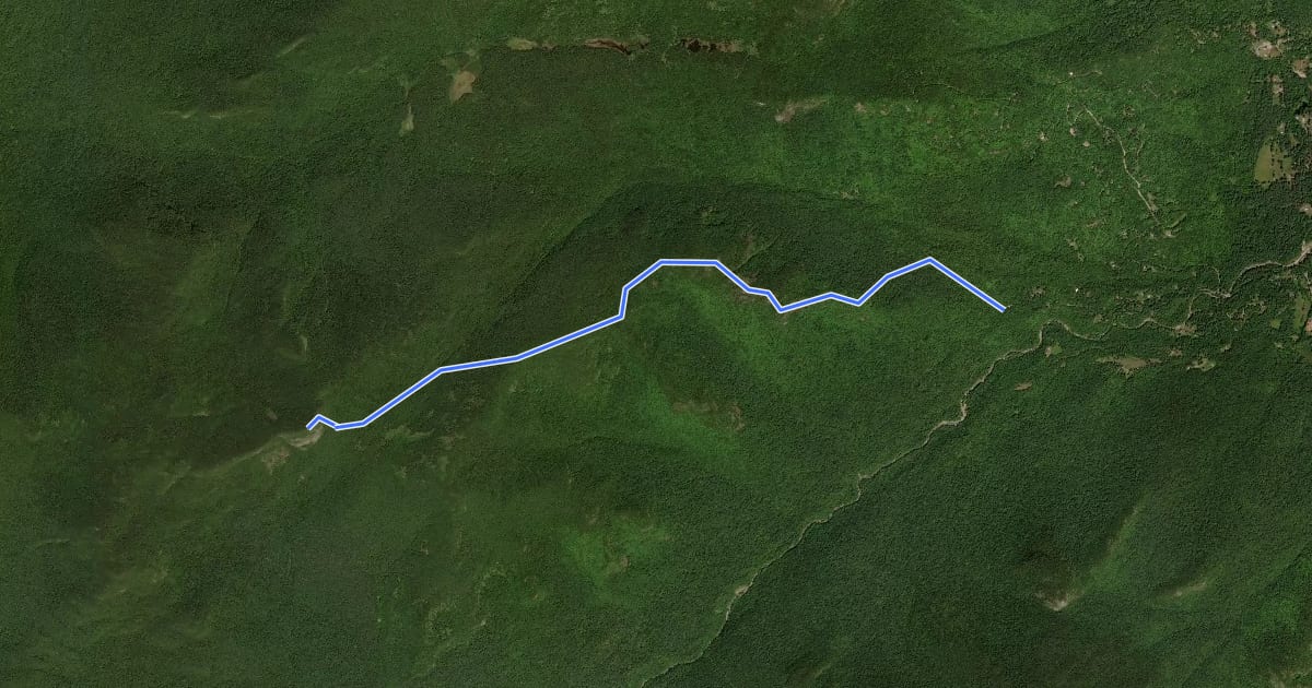 Маршрут The Brothers Trail на спутниковом снимке