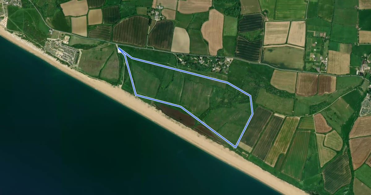 Маршрут The Cogden Circular, Hive Beach на спутниковом снимке