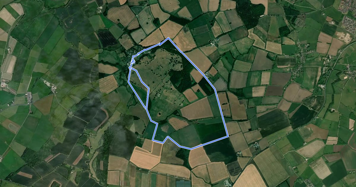 Маршрут The Cole and its Landscape (Formerly the Red Walk: Coleshill) на спутниковом снимке