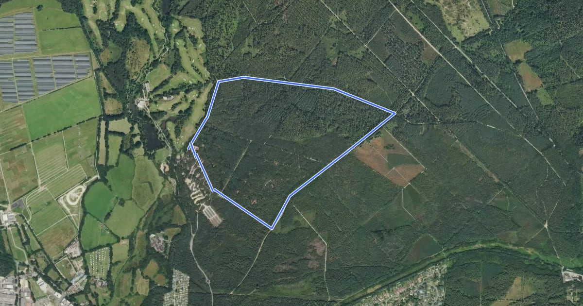 Маршрут The Corsican Circuit на спутниковом снимке