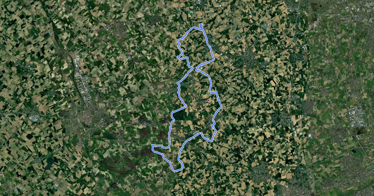 Маршрут The legacy route на спутниковом снимке