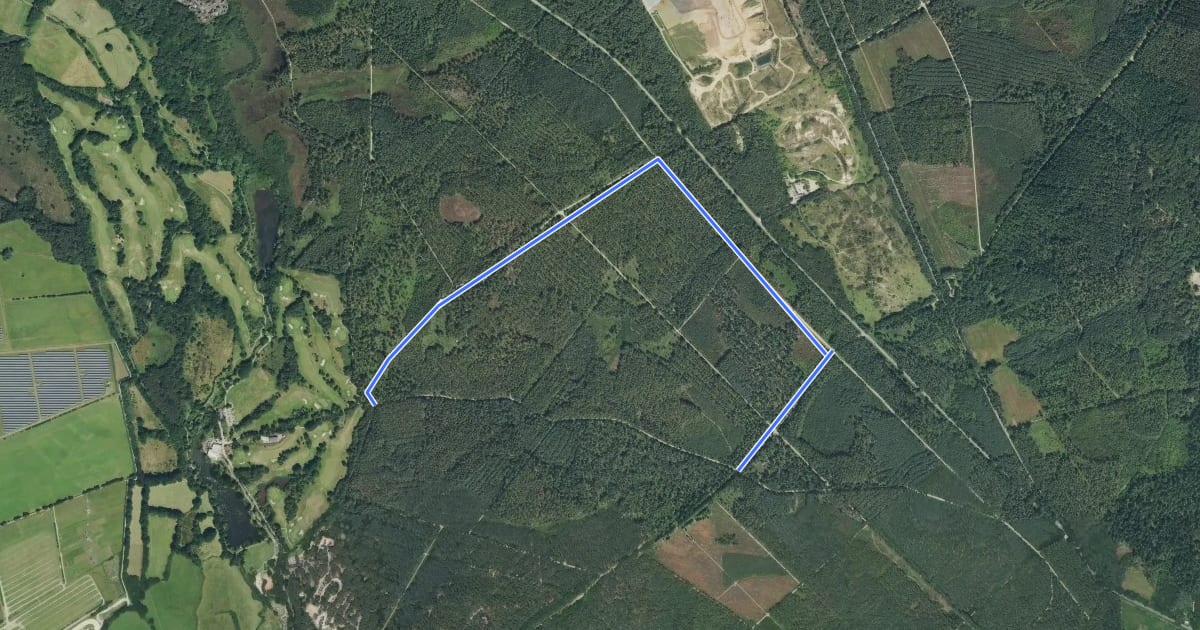 Маршрут The Somerley Loop на спутниковом снимке