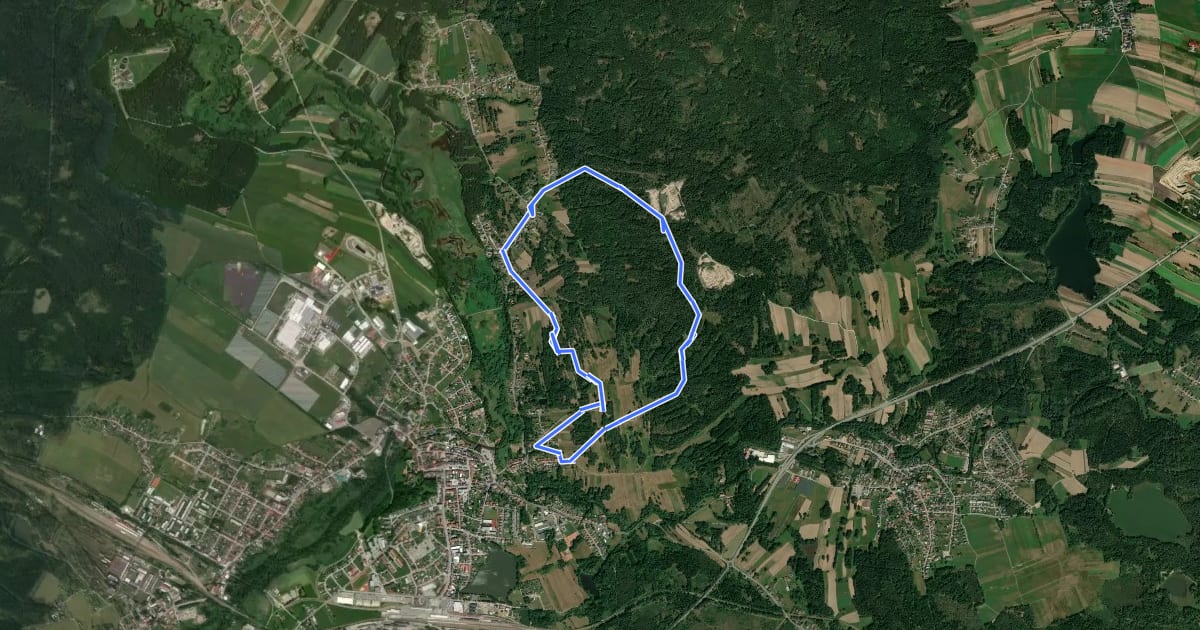 Маршрут Themenweg MARIENkäferWEG на спутниковом снимке