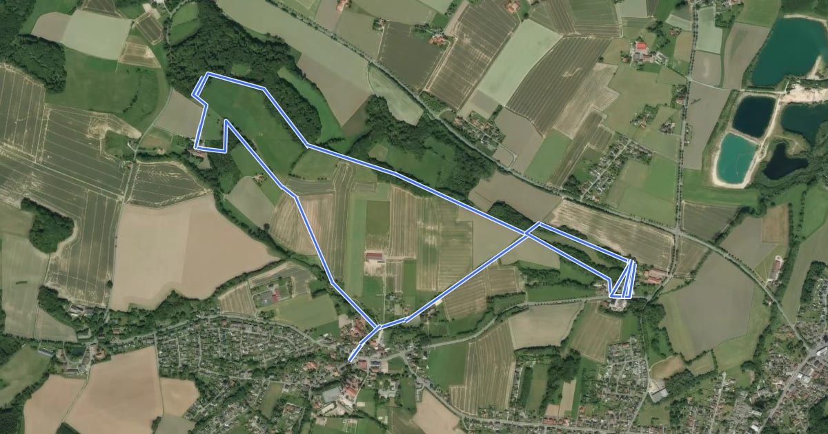Маршрут Therapeutischer Wanderweg на спутниковом снимке