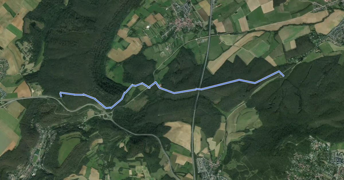 Маршрут Thionville Théatre-Chalet CV на спутниковом снимке