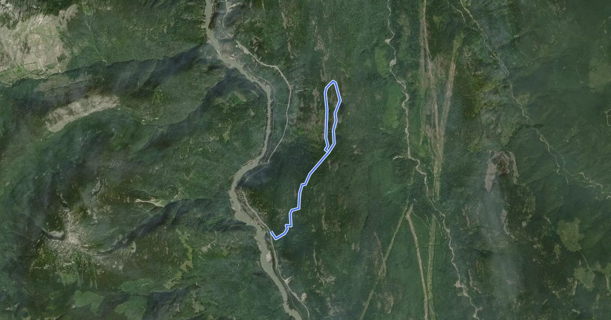 Маршрут Tikwalus Heritage Trail на спутниковом снимке