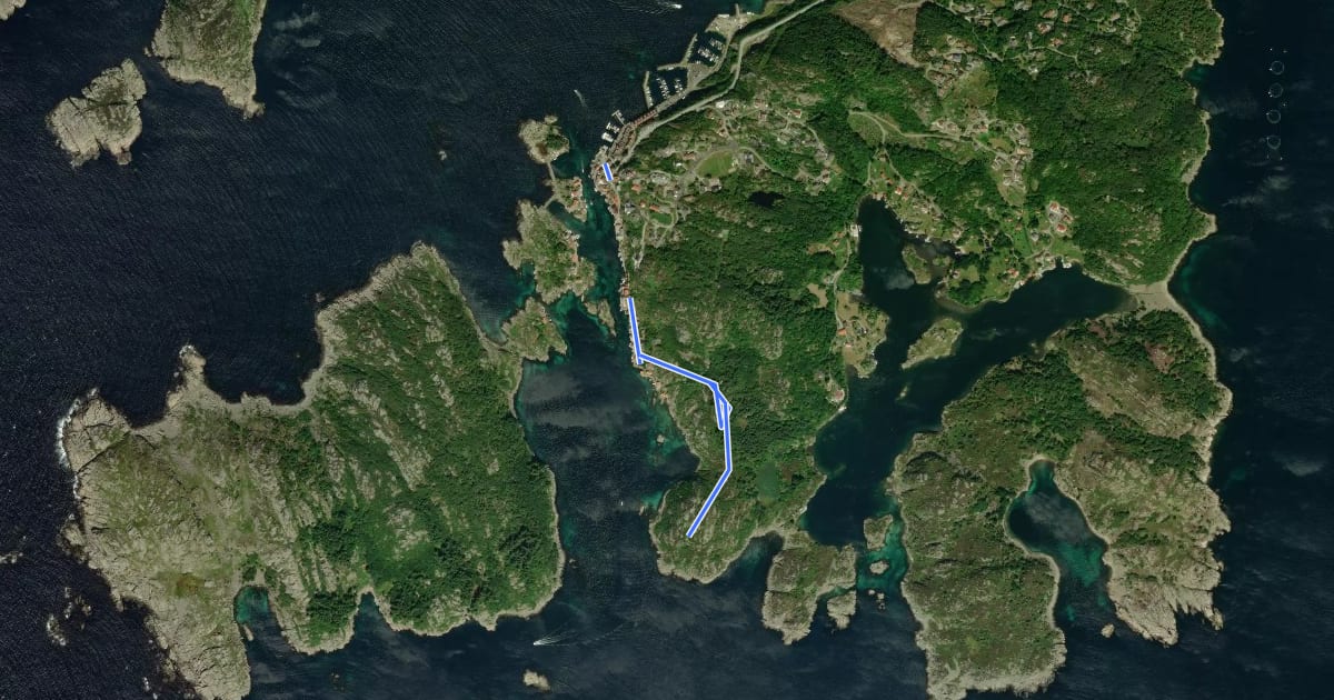 Маршрут Til Ulvåsen на спутниковом снимке