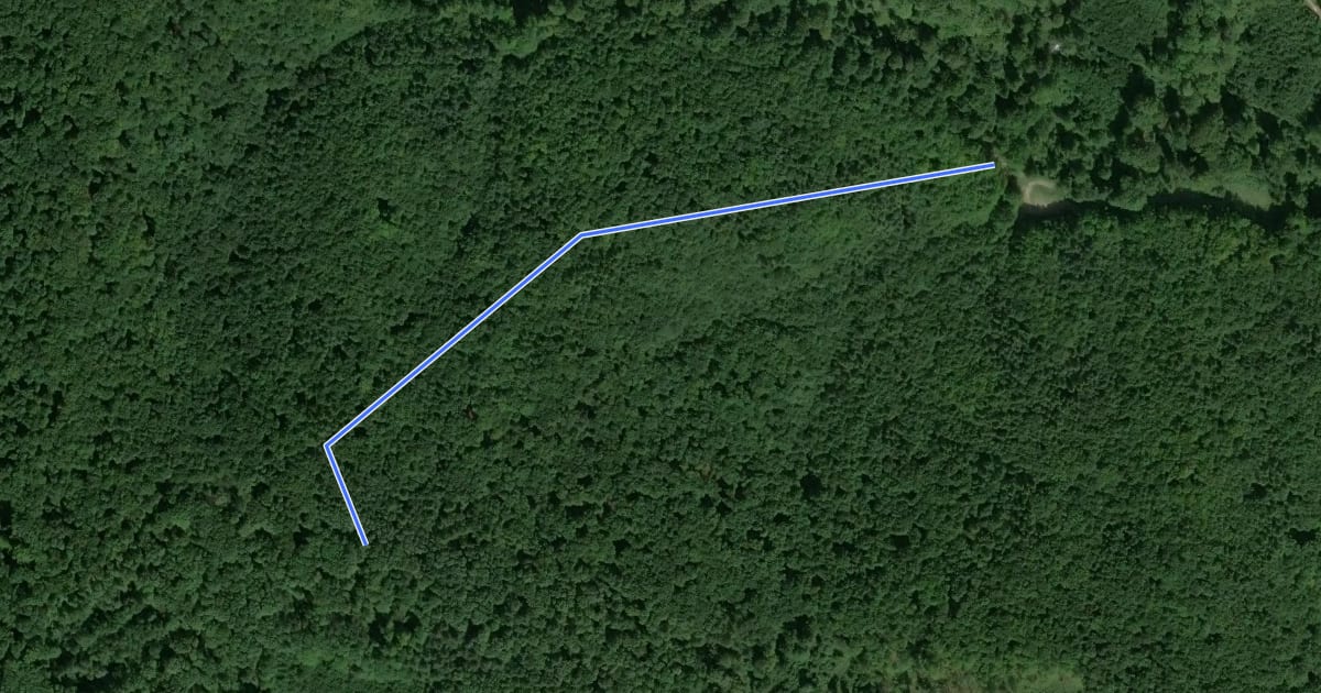 Маршрут Točňa trail на спутниковом снимке