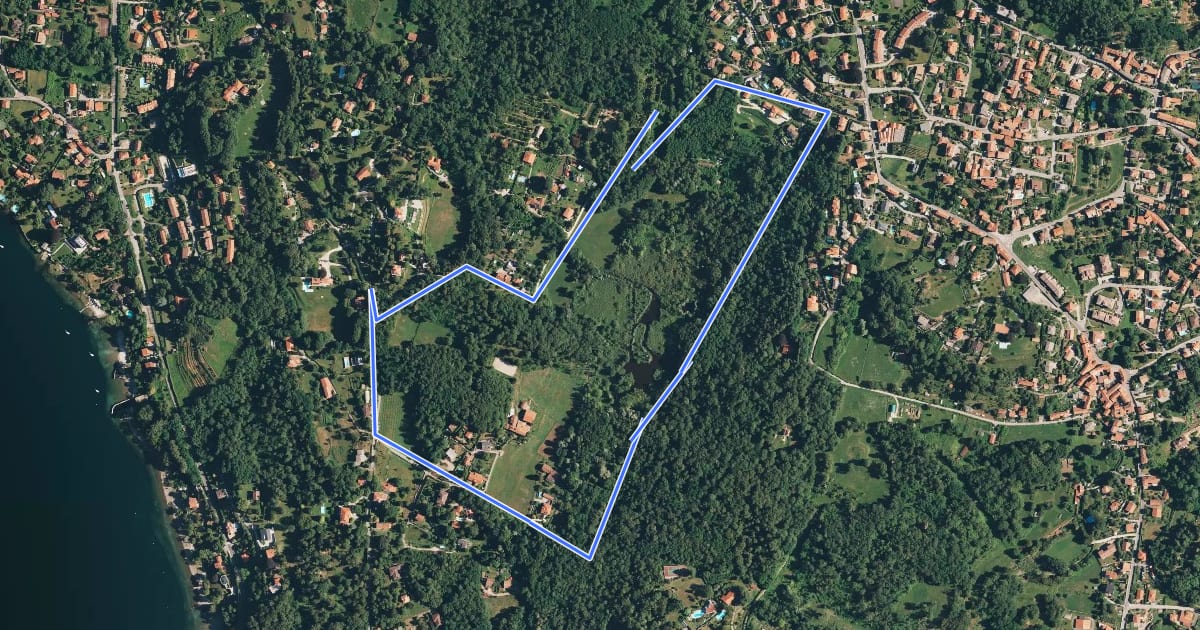 Маршрут Torbiera di Mombello на спутниковом снимке