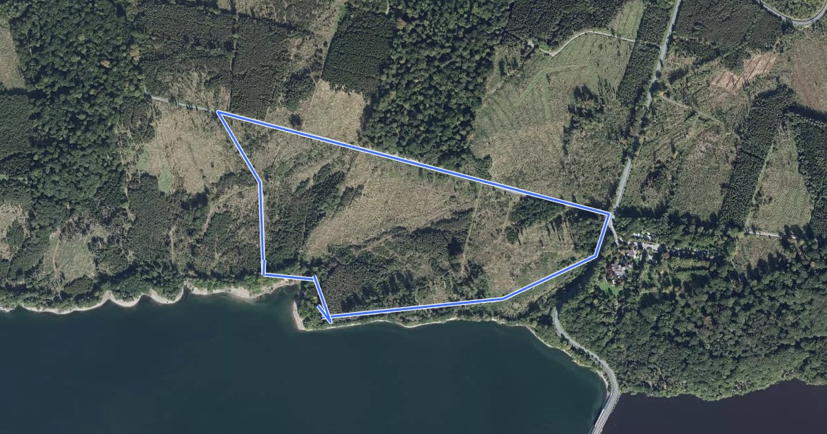 Маршрут Torhaus Rundweg A6 на спутниковом снимке