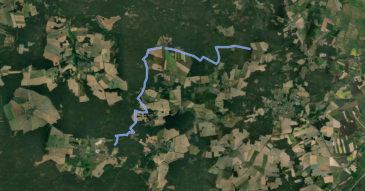 Маршрут Tour 2: Reetzerhütten - Webig - Weitzgrund на спутниковом снимке