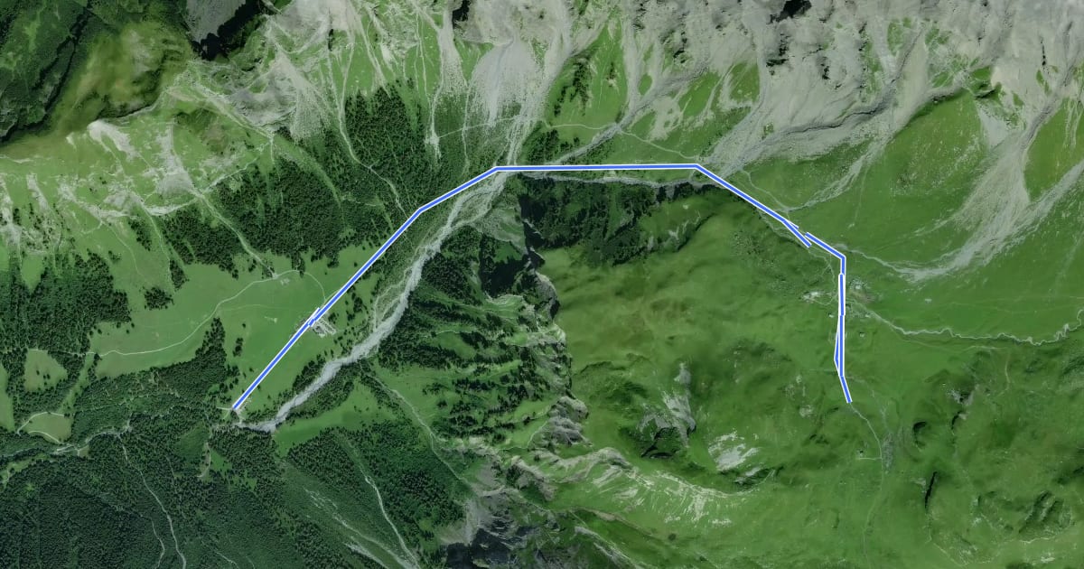 Маршрут Tour de l'Argentine на спутниковом снимке