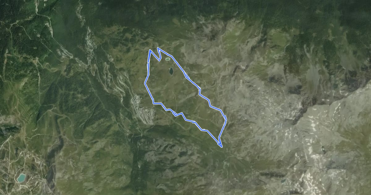 Маршрут Tour des Marches на спутниковом снимке