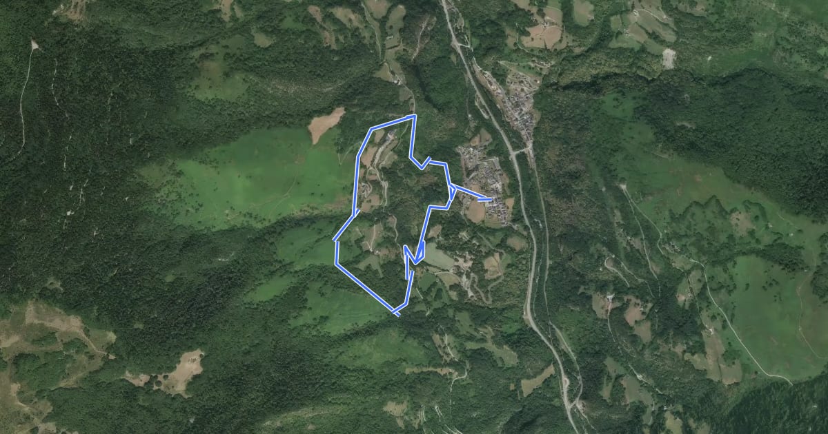 Маршрут Tour du Bialaa asp63 на спутниковом снимке