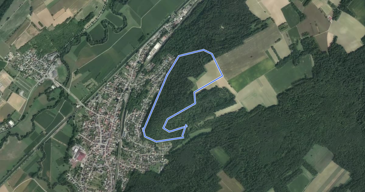 Маршрут Tour du Britgyberg - Illfurth на спутниковом снимке