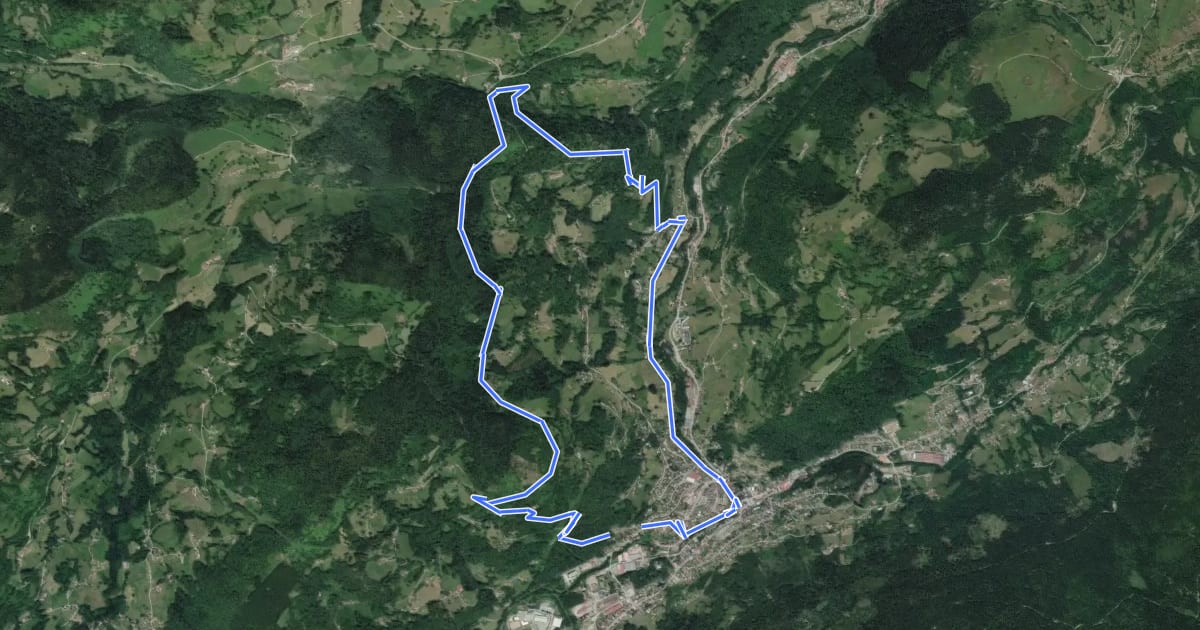 Маршрут Tour du Droit de Cornimont на спутниковом снимке