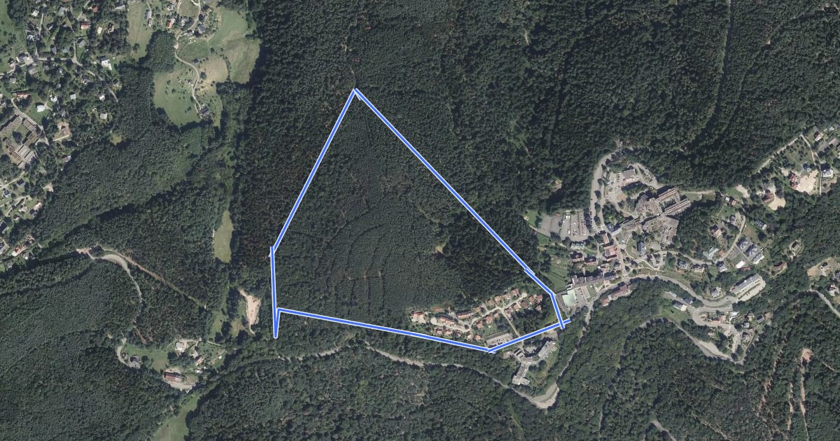 Маршрут Tour du Frauenkopf на спутниковом снимке