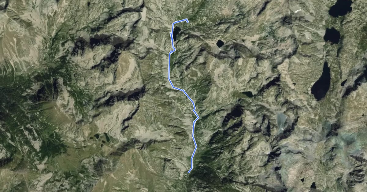 Маршрут Tour du Grand Capelet - Etape 1 на спутниковом снимке