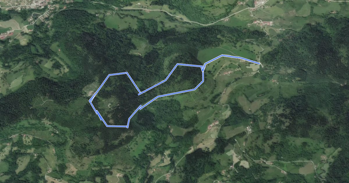Маршрут Tour du Haut du Roc на спутниковом снимке