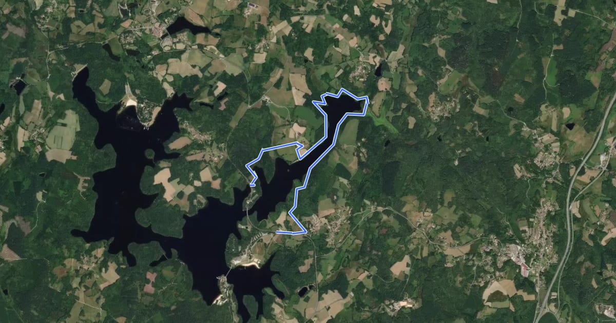 Маршрут Tour du Lac de Saint-Pardoux (Variante) на спутниковом снимке
