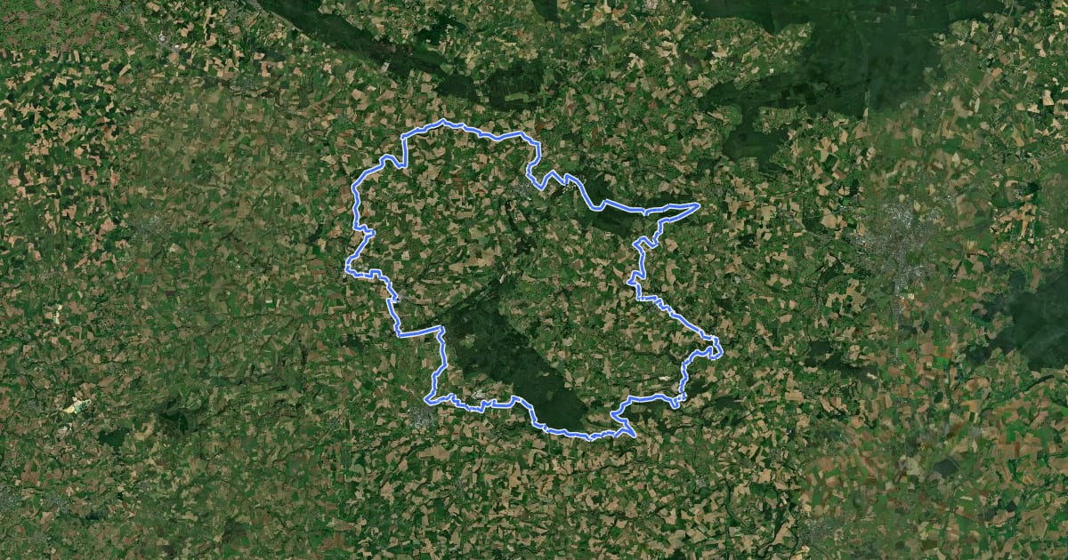 Маршрут Tour du Mont des Avaloirs на спутниковом снимке