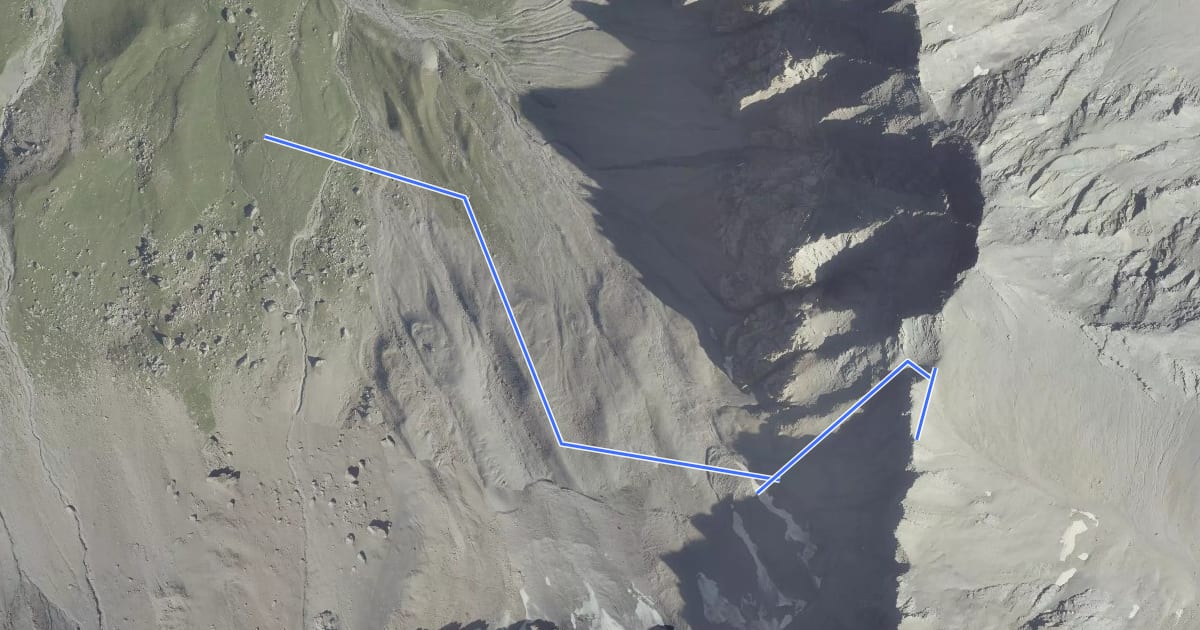 Маршрут Tour du Pays des Aiguilles d'Arves (variante) на спутниковом снимке