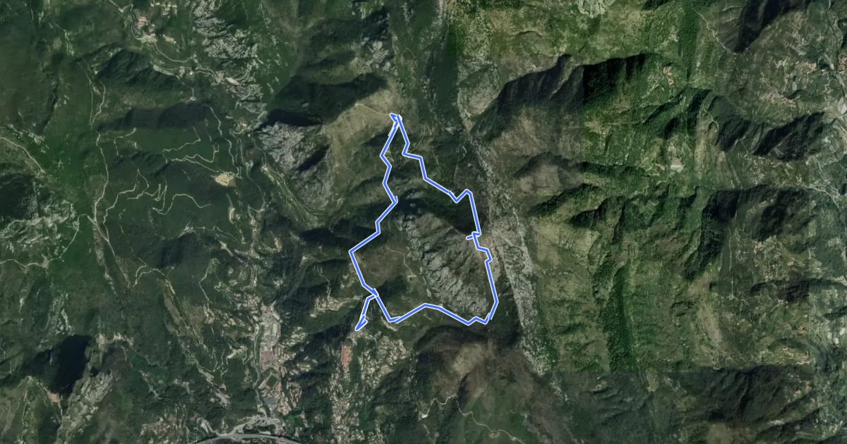 Маршрут Tour du Roc d'Orméa на спутниковом снимке