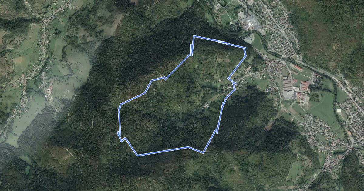 Маршрут Tour du Vallon de Malmerspach на спутниковом снимке