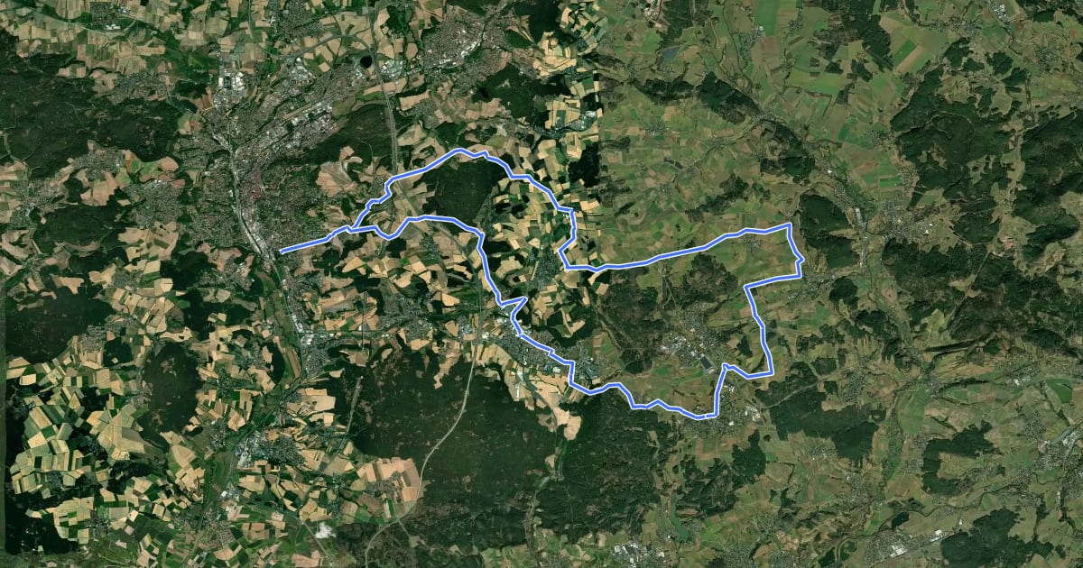 Маршрут Tour Landpartie на спутниковом снимке